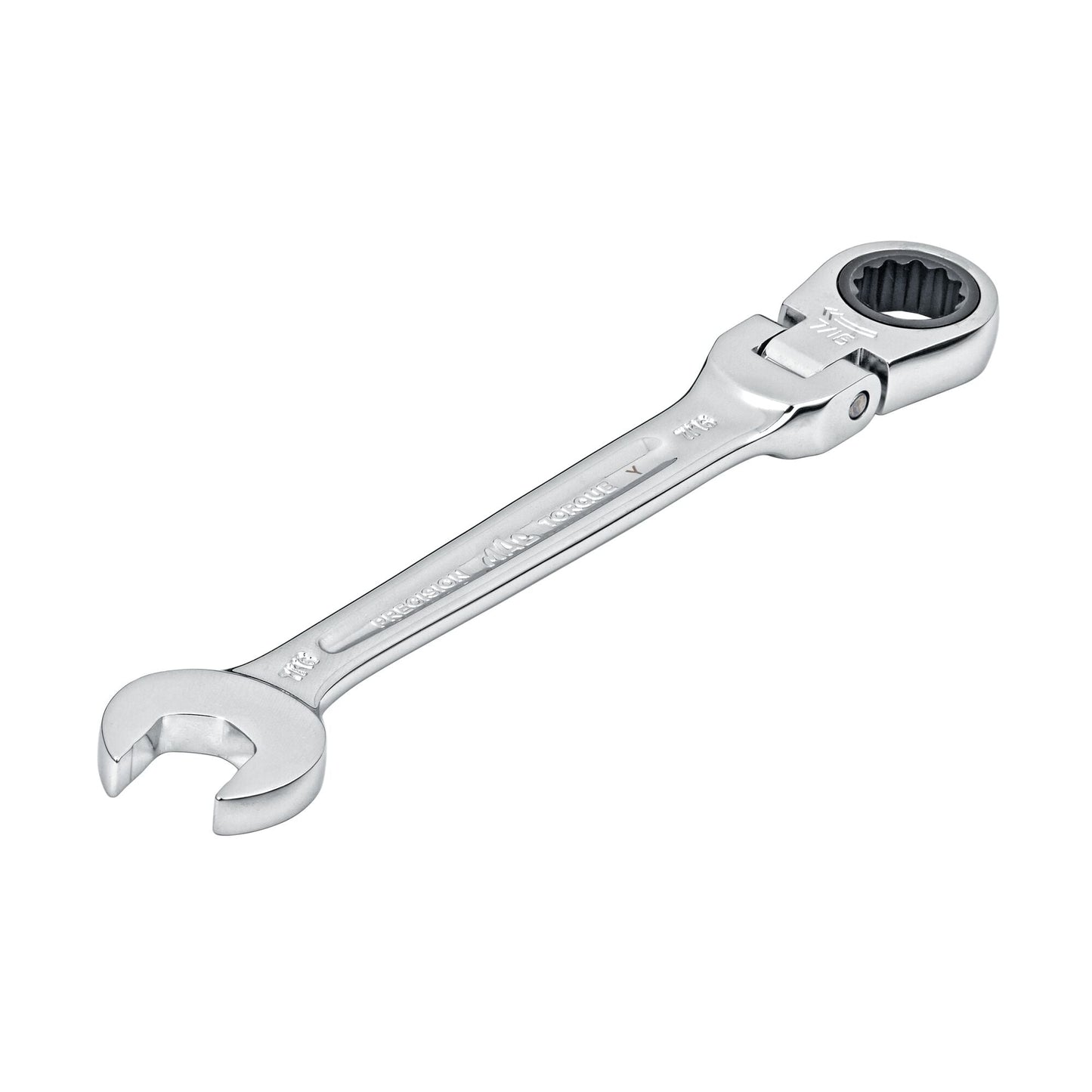 Flexible-Head Ratcheting Wrench 7/16" - 12-PT.