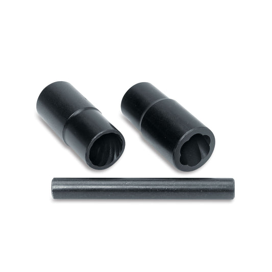 3-PC. Ensemble de douilles torsadées pour retrait d'écrou de roue