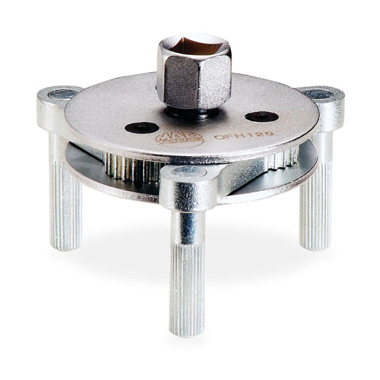 Self-Gripping 3-Prong Oil Filter Wrench 3-1/8" - 4-3/4"