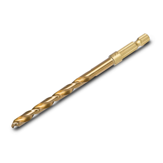 Titanium-Nitride Coated Quick-Disconnect Drill Bit