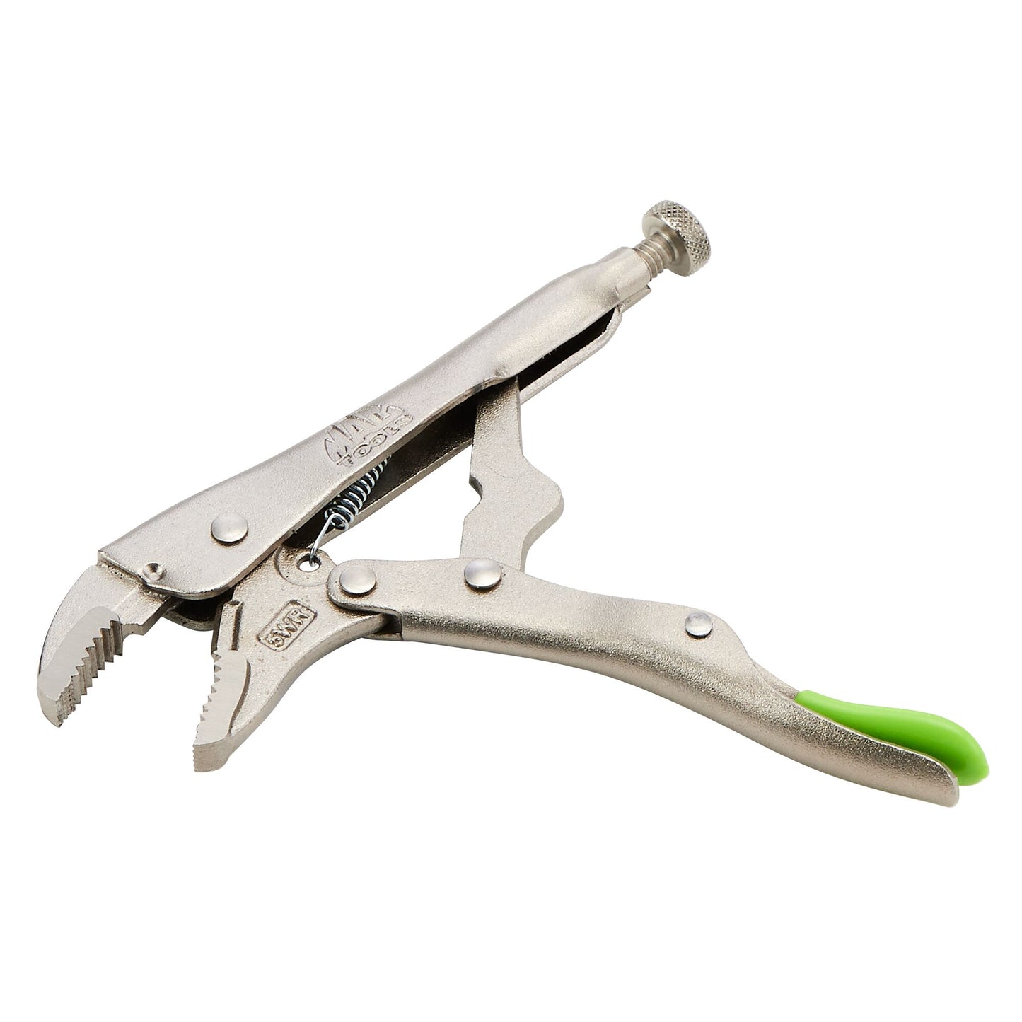 5" Curved Jaw Trigger Release Locking Pliers - Green