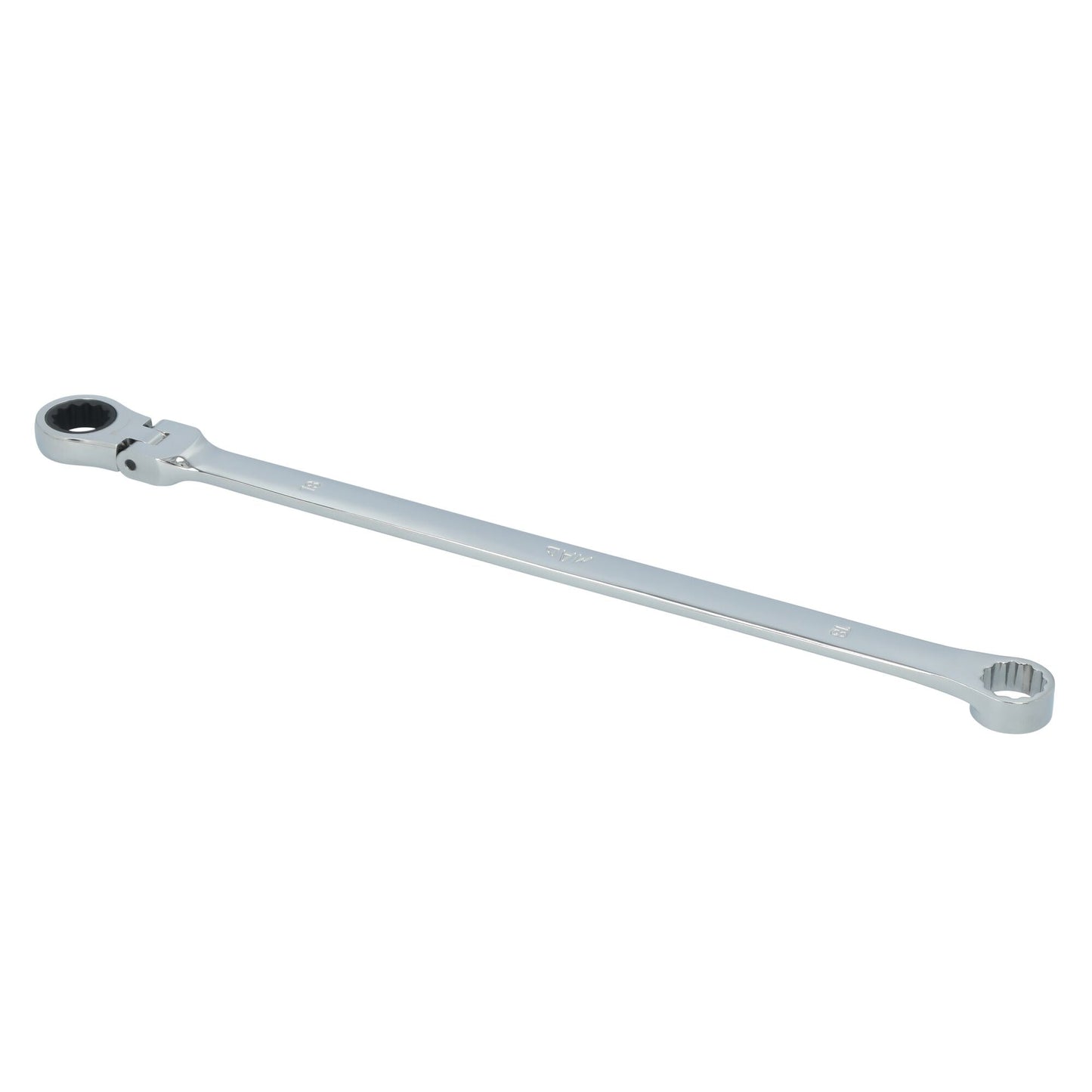 18mm XL Double Box Flex Head Ratcheting Wrench - 12 pt.