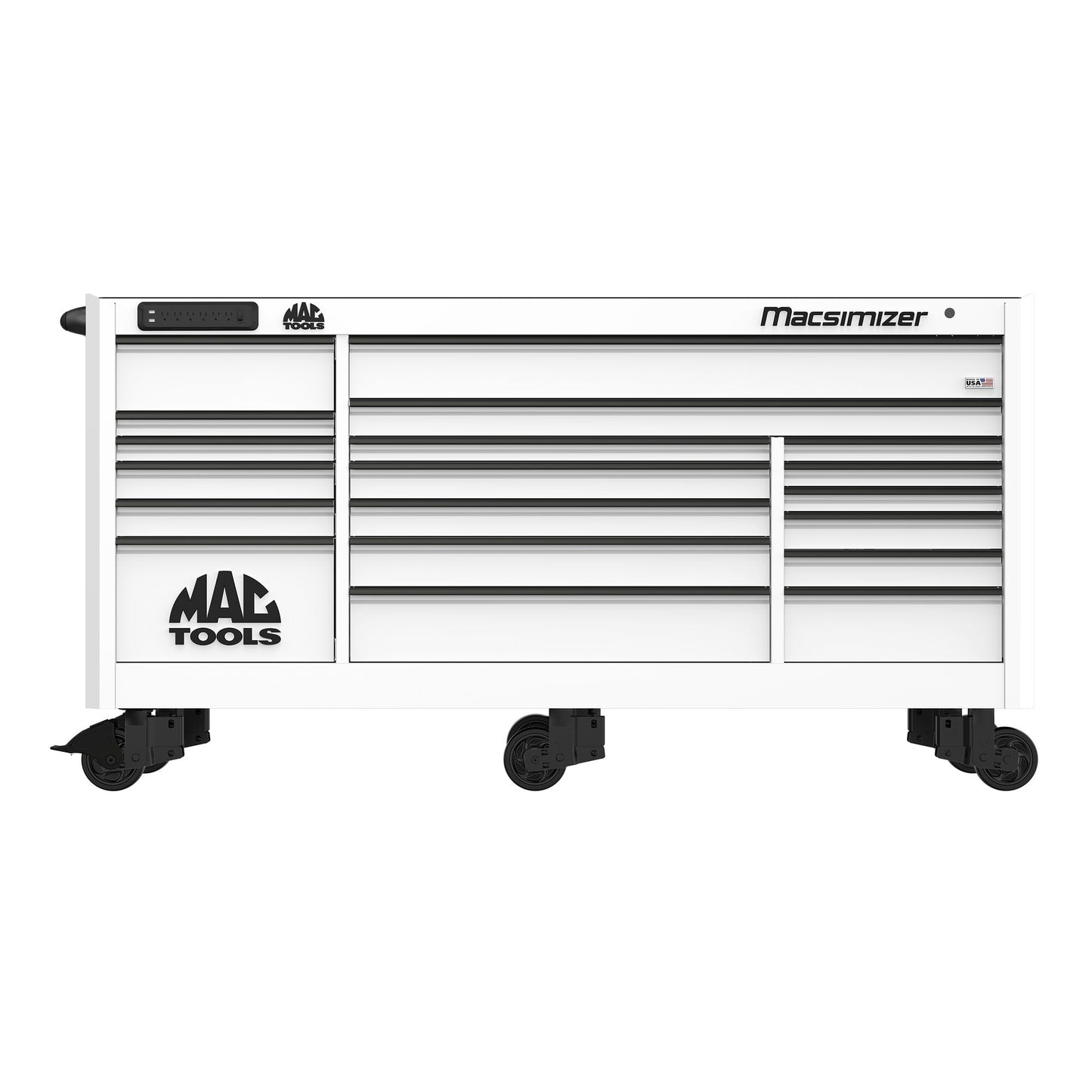 Macsimizer® 19-Drawer Workstation - Titanium White