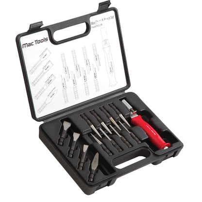 12-PC. Ensemble de mini poinçons et burins interchangeables