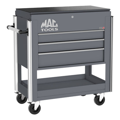 5-Drawer Utility Cart w/ Full Lid - Carbon Gray