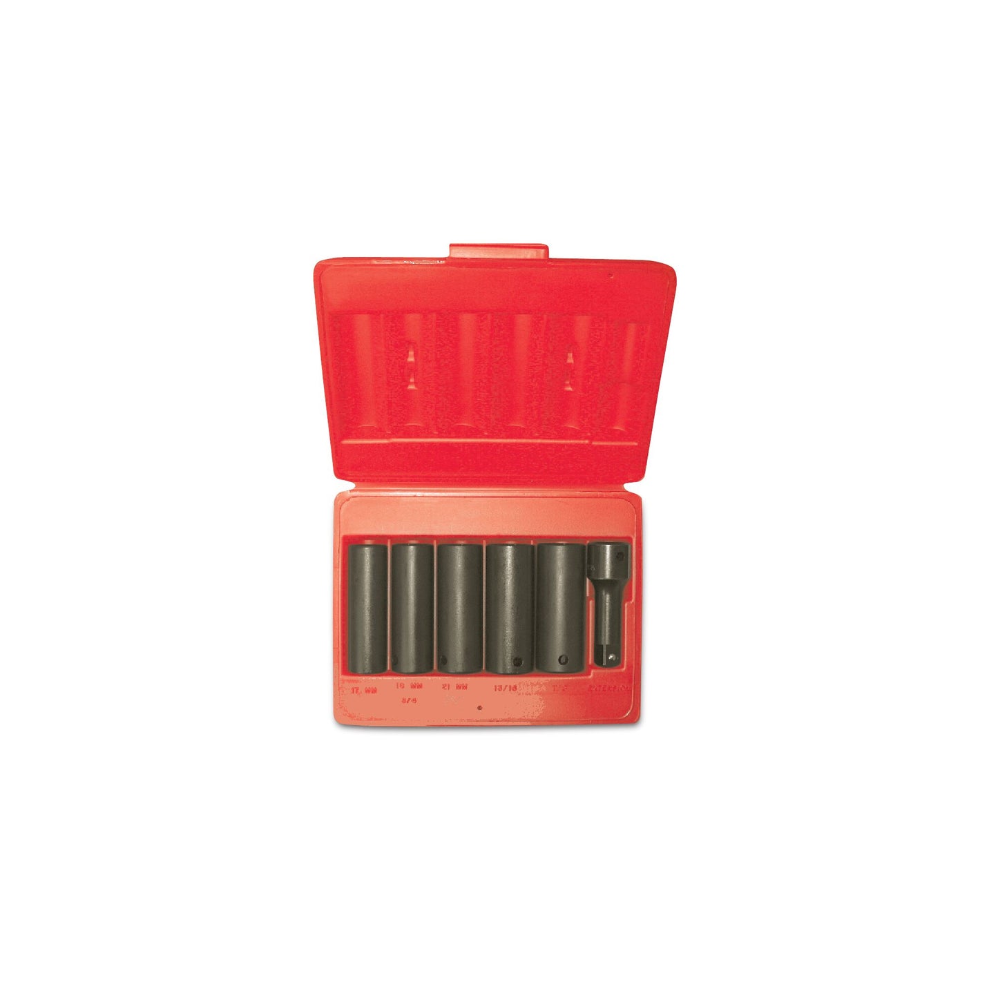 6-PC. Jeu de douilles à chocs à paroi mince profonde