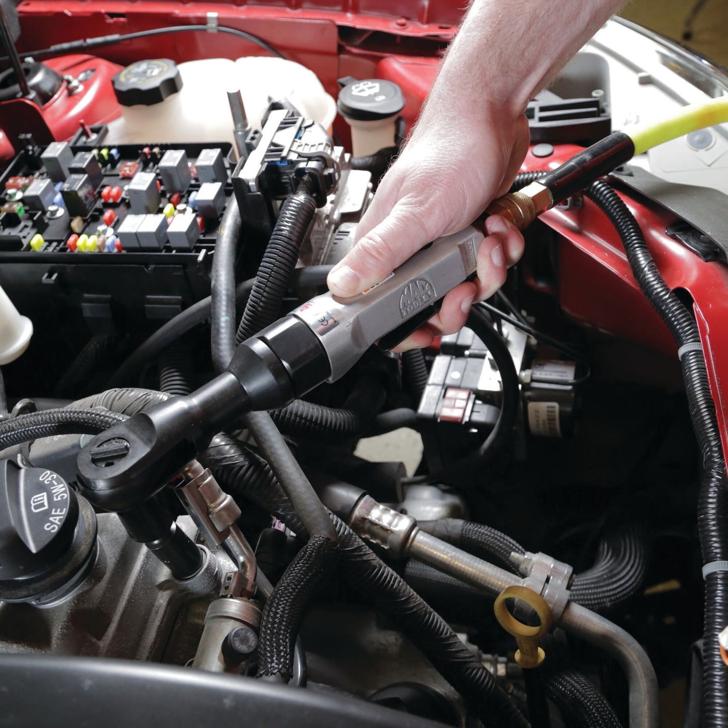 Clé à cliquet pneumatique en aluminium à prise 3/8"