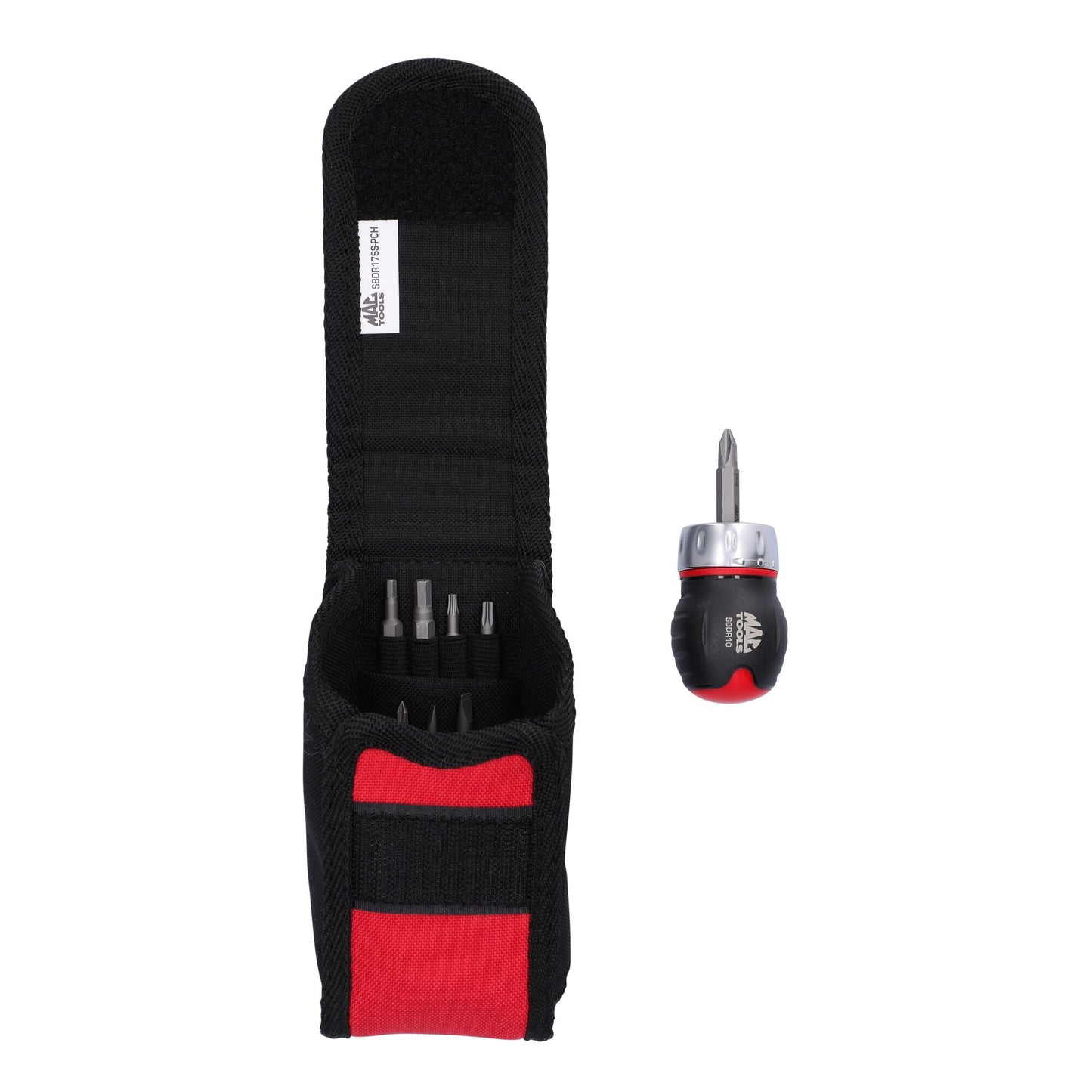 17-PC. JEU DE TOURNEVIS COURTS À CLIQUET