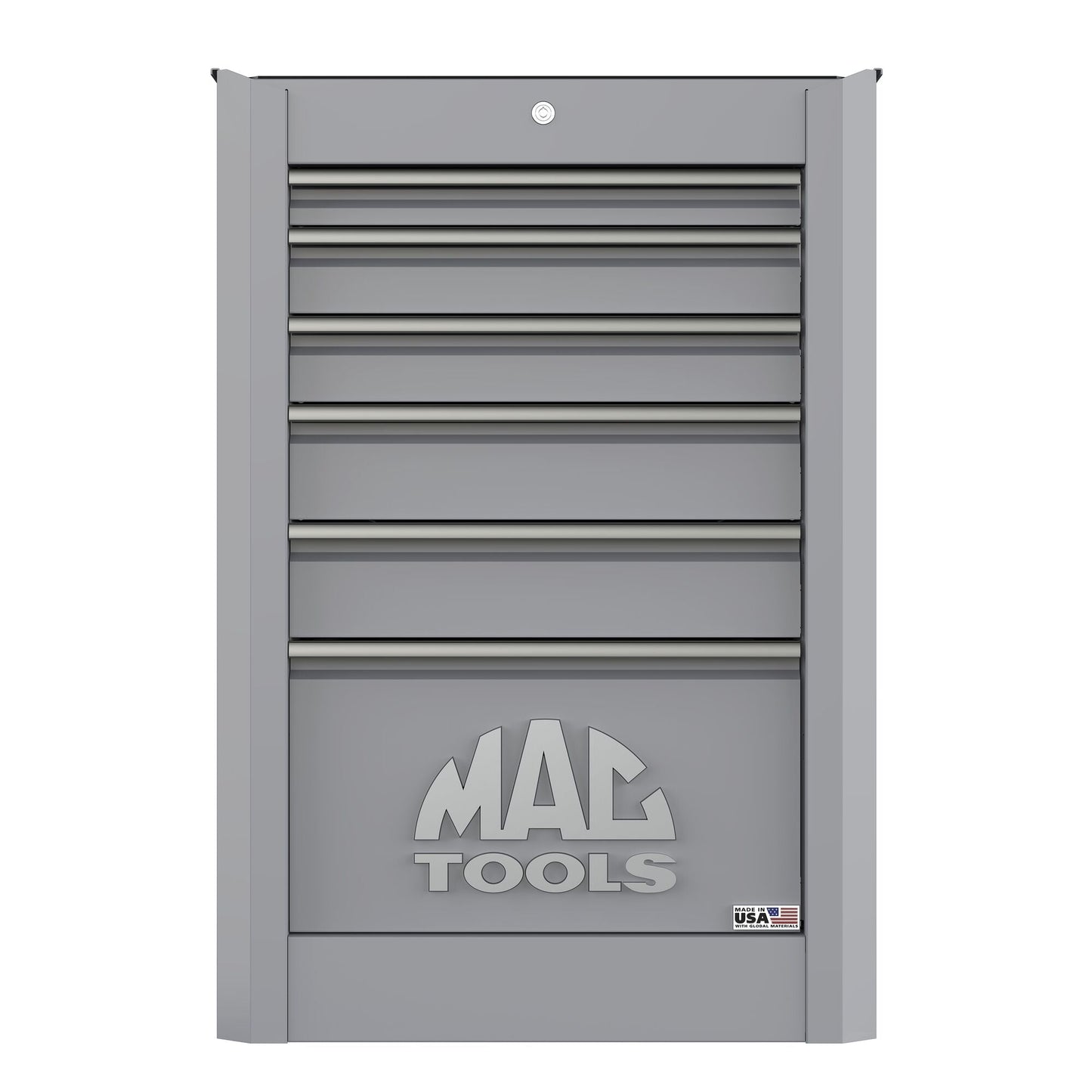 Macsimizer® 6-Drawer Side Box with PowerTech™ Drawer - Mica Gray