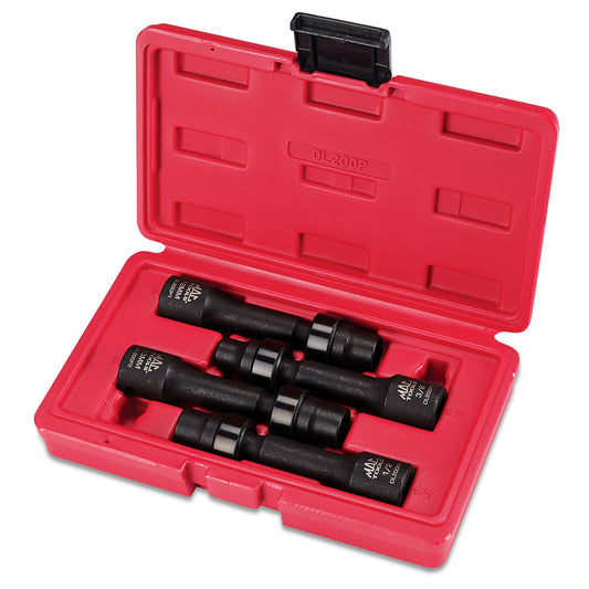 4-PC. Jeu de douilles de transmission combinées à prise 1/2 po - 12 PT.