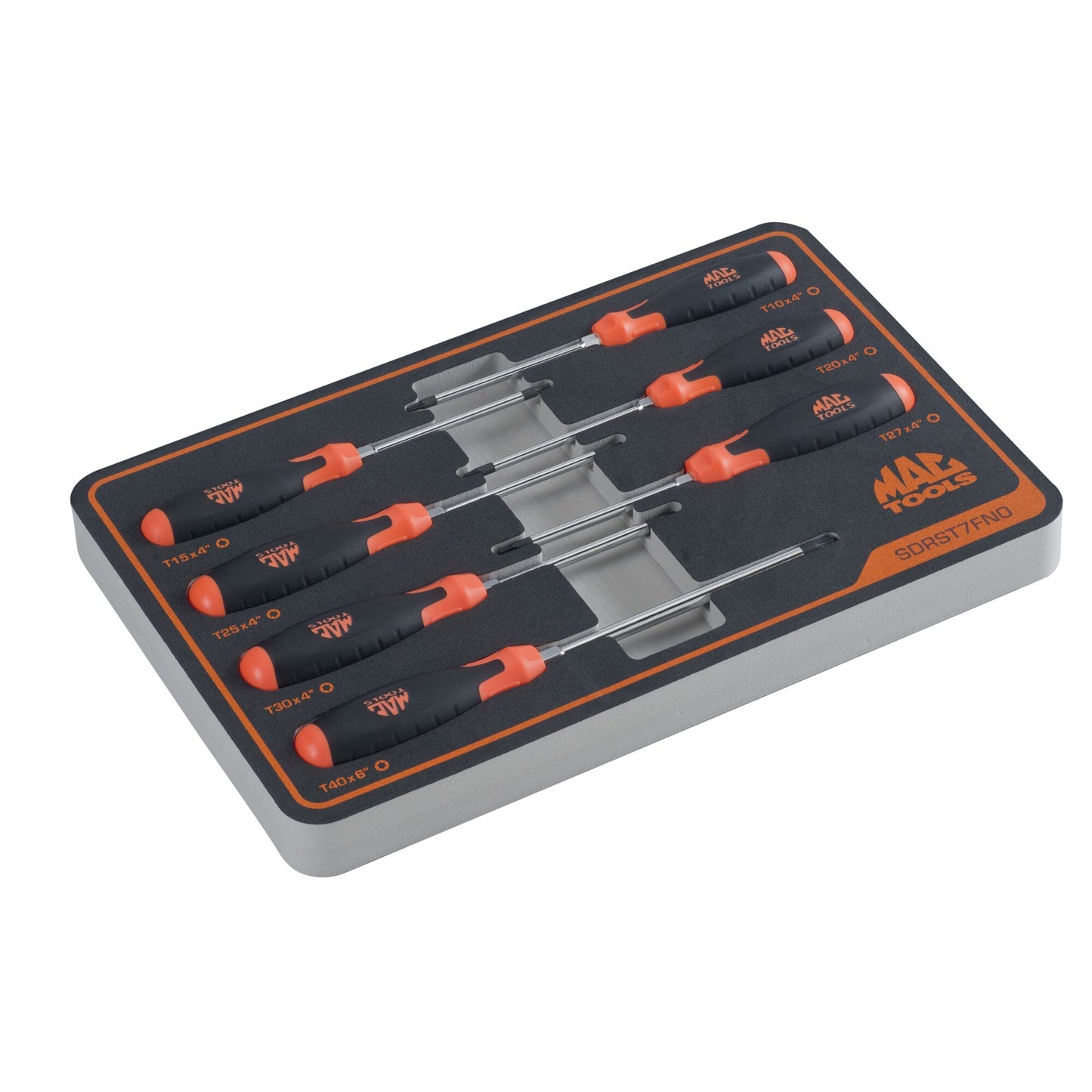 JEU DE 7 MOUSSES TORX® MAC ORANGE S/D