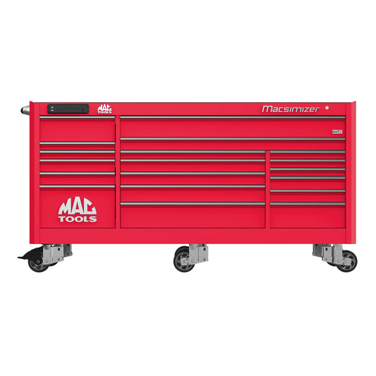 Macsimizer® 19-Drawer Workstation - Firebrick Red