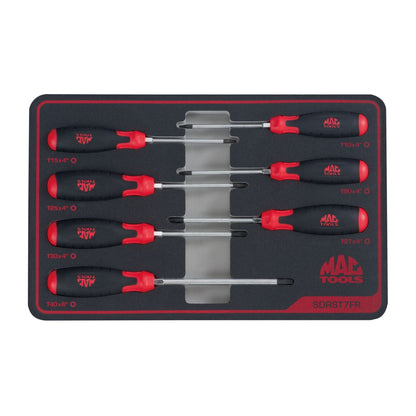 JEU DE 7 MOUSSES TORX® MAC ROUGE S/D