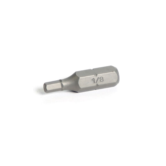 1/4" Hex Drive Hex Bit 1"- 1/8"