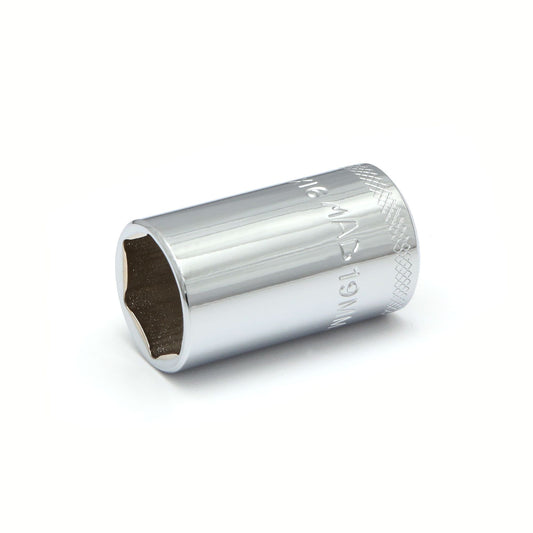 3/8" Drive Intermediate Socket 19mm - 6-PT.