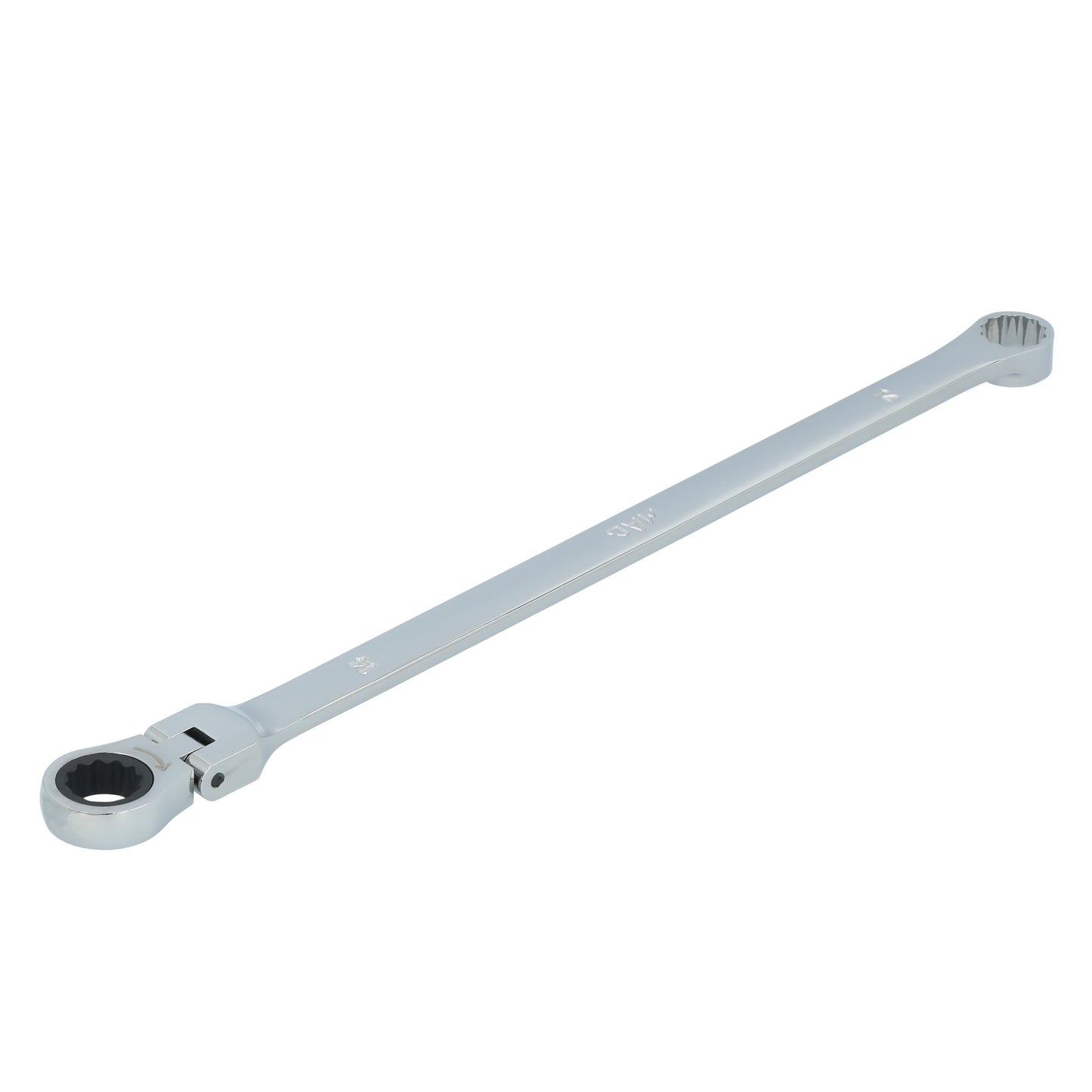 14mm XL Double Box Flex Head Ratcheting Wrench - 12 pt.