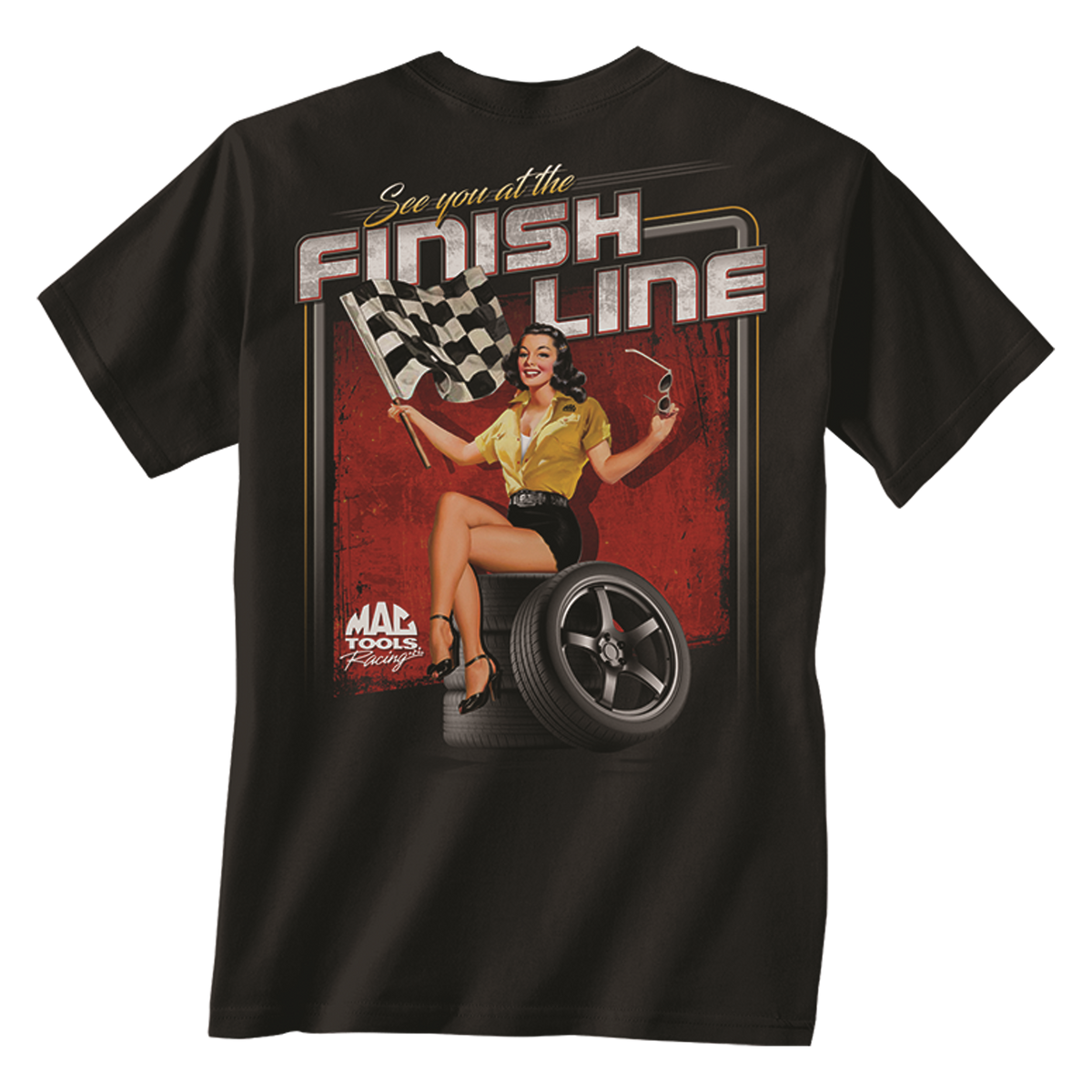 Finish Line Pinup Tee