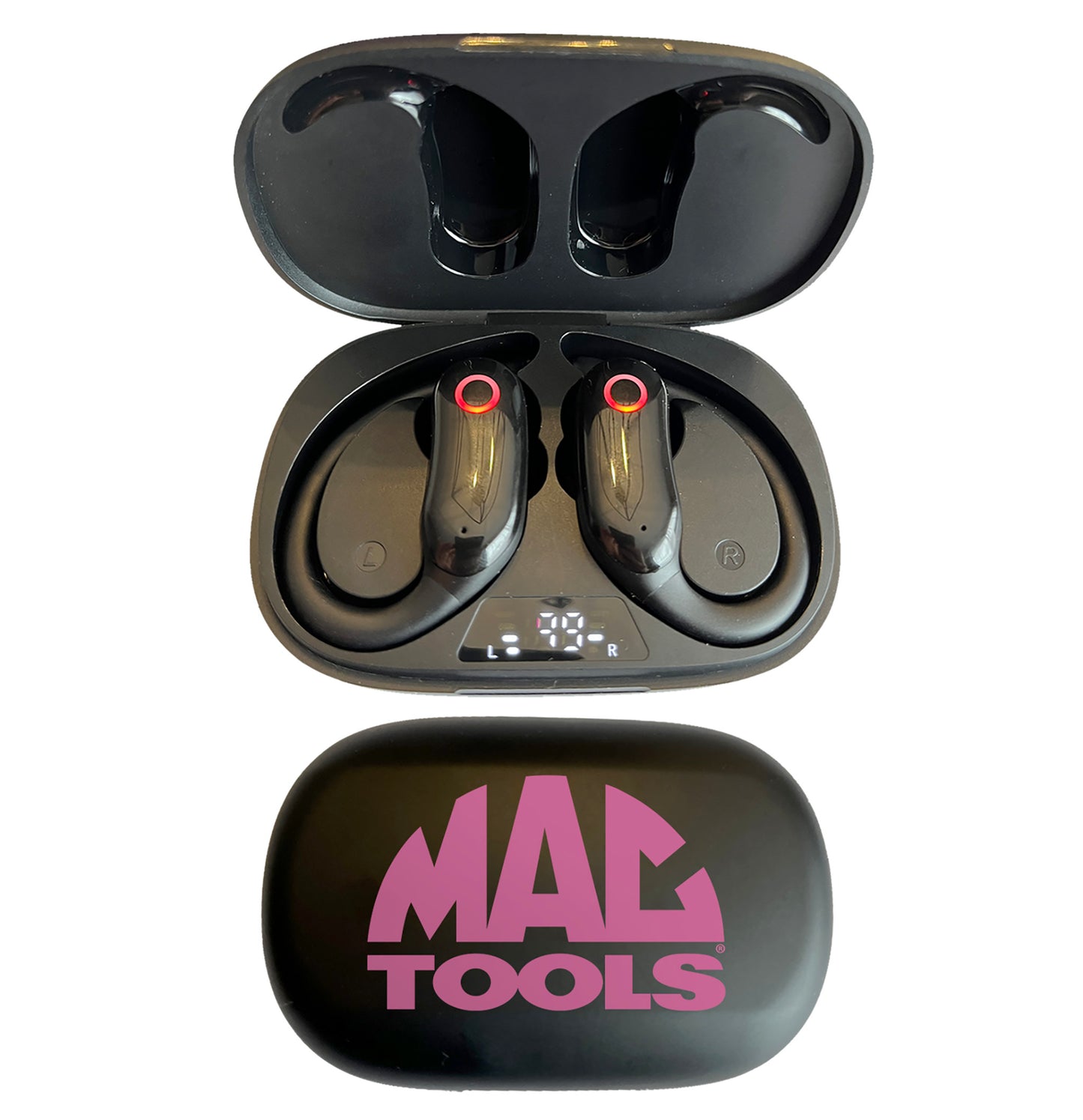 Pink Logo Wireless Headphones