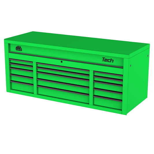 Tech™ Series 15-Drawer Top Chest - Lime Green
