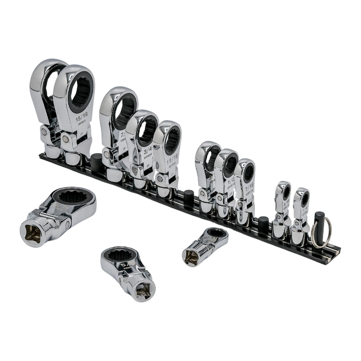 13pc Combo Flex Ratcheting Attachment Set – 12pt