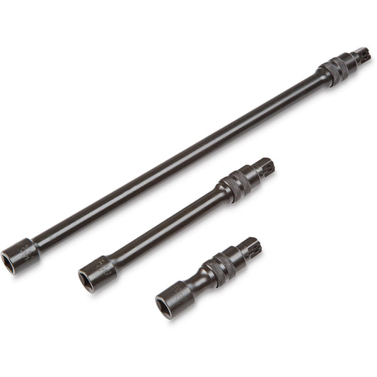 3-PC. Ensemble d'extension de verrouillage à impact à prise 3/8"