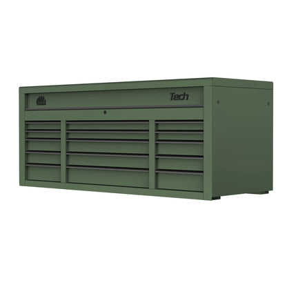 Tech™ Series 15-Drawer Top Chest - Olive Green
