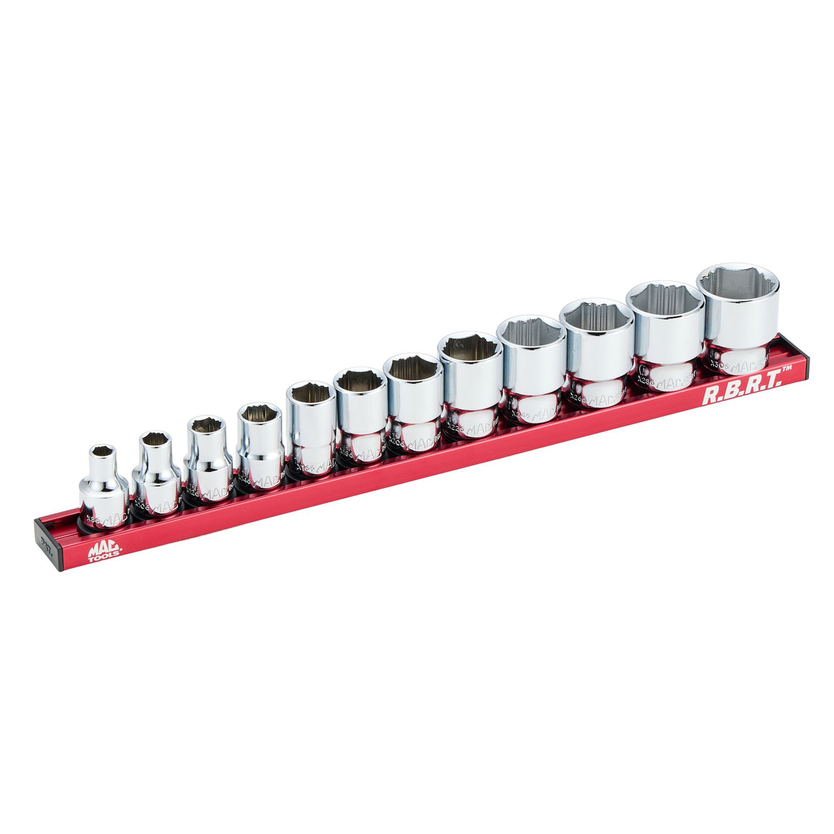 12-PC. 3/8" Drive Standard SAE R.B.R.T.™ Socket Set