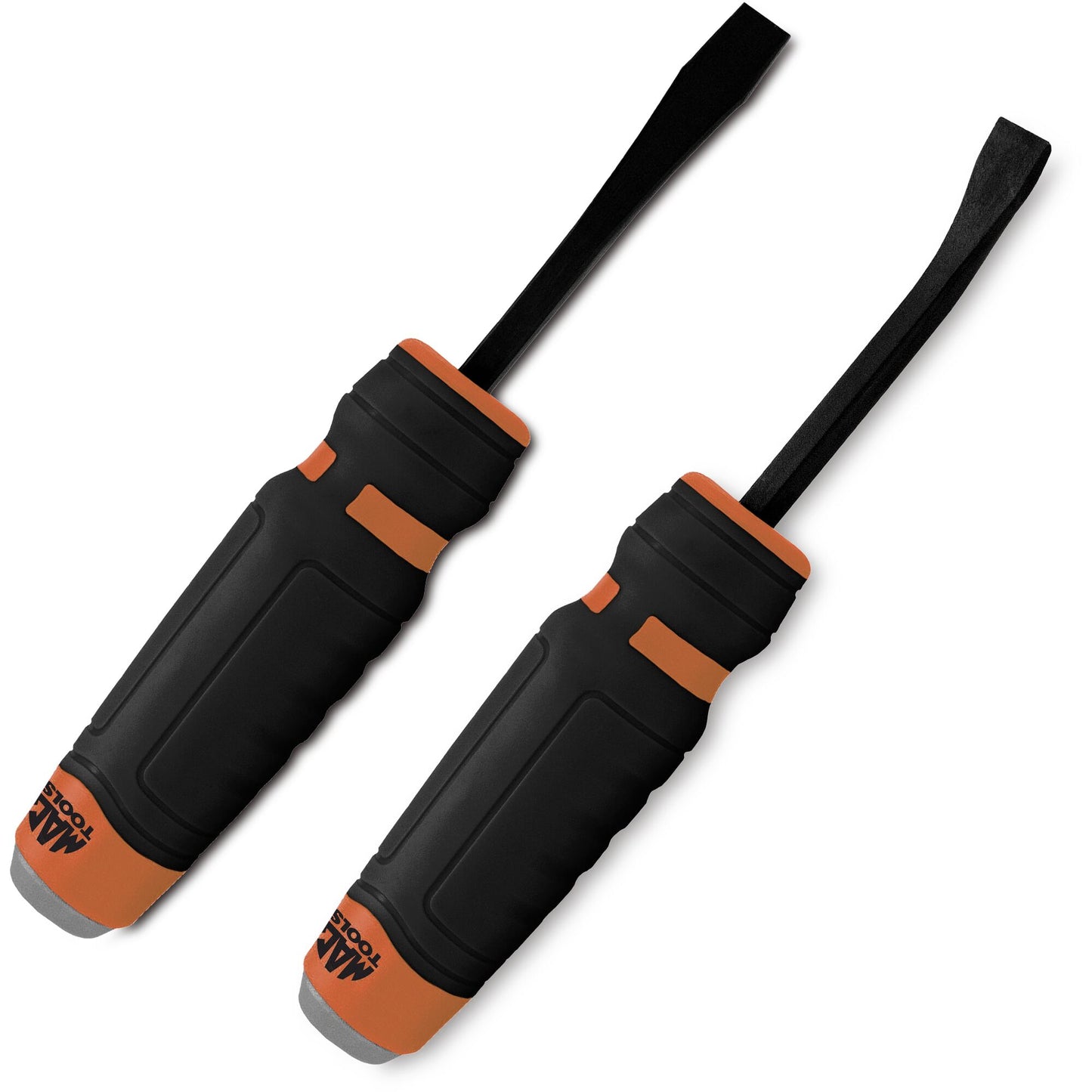 2-PC. Ensemble de leviers droits/incurvés avec capuchon - Orange