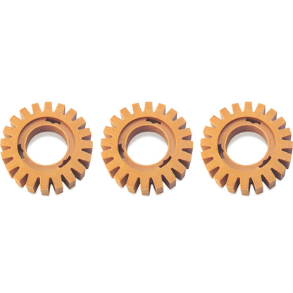Wheels, Rubber Eraser Blasting - 3-PK.