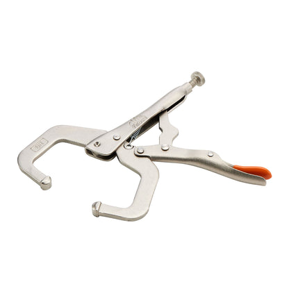 6" C-Clamp Trigger Release Locking Pliers - Orange