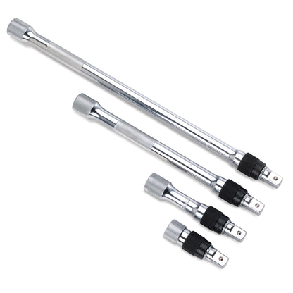 4-PC. Jeu d'extensions de verrouillage moletées à entraînement 1/2"