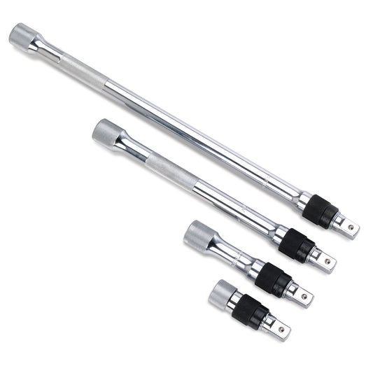 4-PC. Jeu d'extensions de verrouillage moletées à entraînement 1/2"