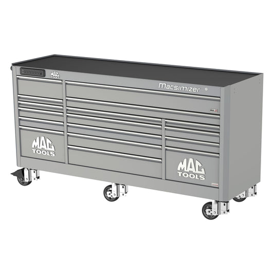 Macsimizer® 17-Drawer Workstation - Mica Gray