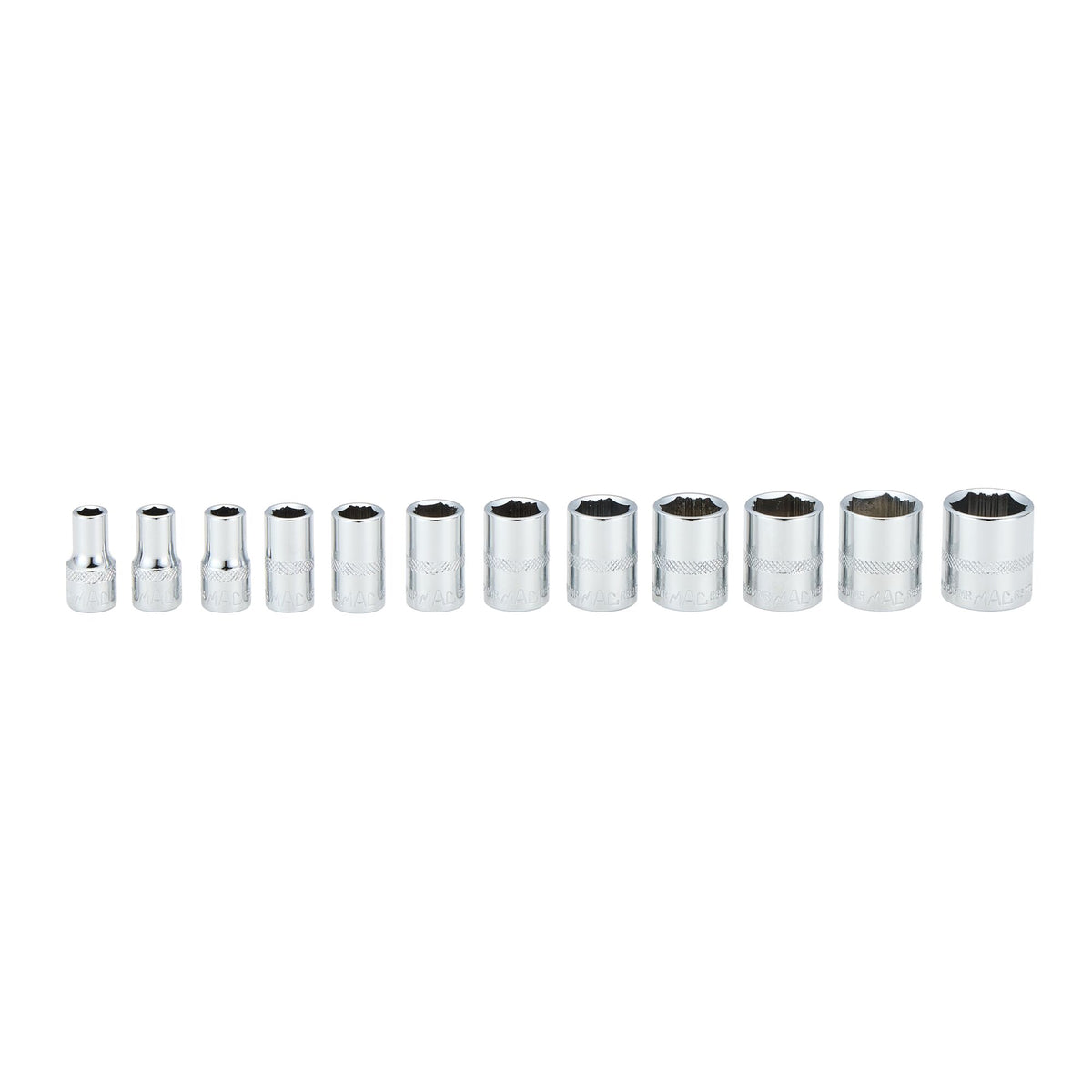 12-PC. 1/4" Drive Standard Metric R.B.R.T.™ Socket Set