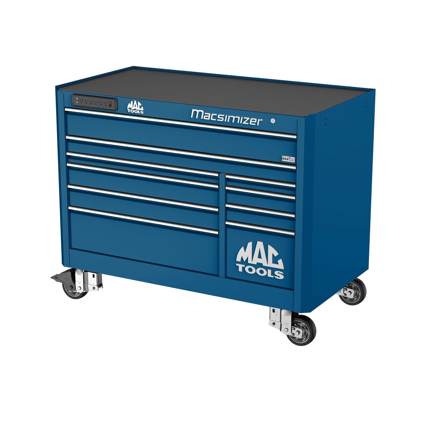 Macsimizer® 10-Drawer Workstation - Sapphire Blue