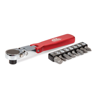 9-PC. Kit de pilote d'embout à double tête flexible à entraînement hexagonal 1/4"