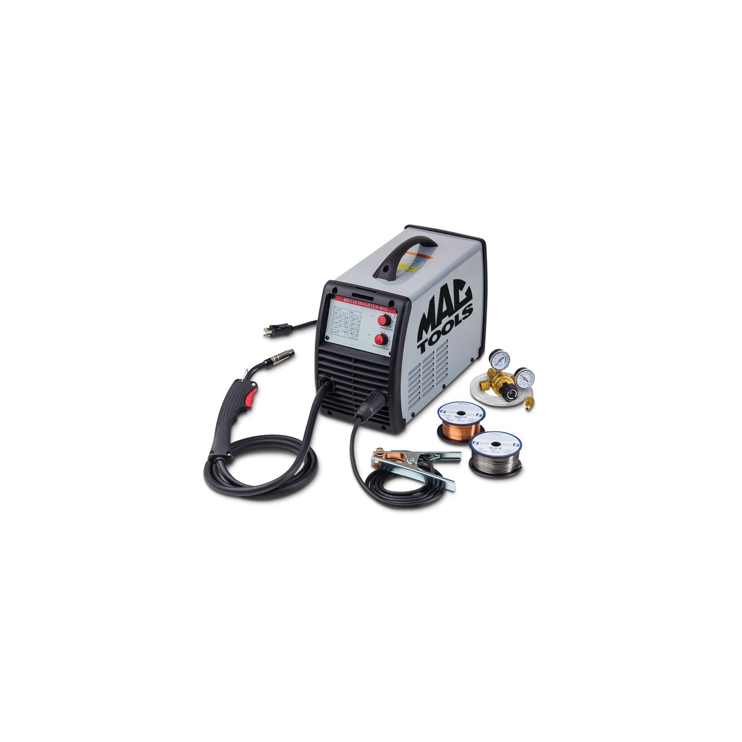 138-Amp Portable Inverter MIG Welder - 3/16" Production