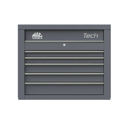 Tech™ Series 5-Drawer Top Chest - Carbon Gray