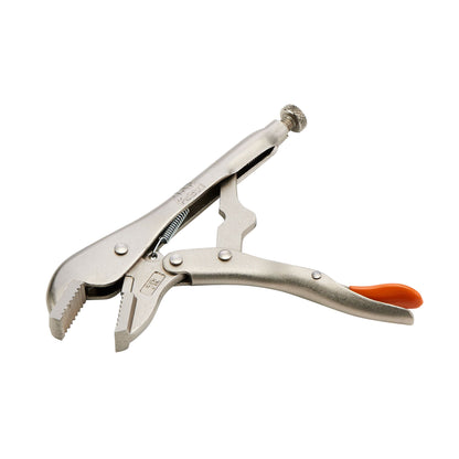 7" Straight Jaw Trigger Release Locking Pliers - Orange