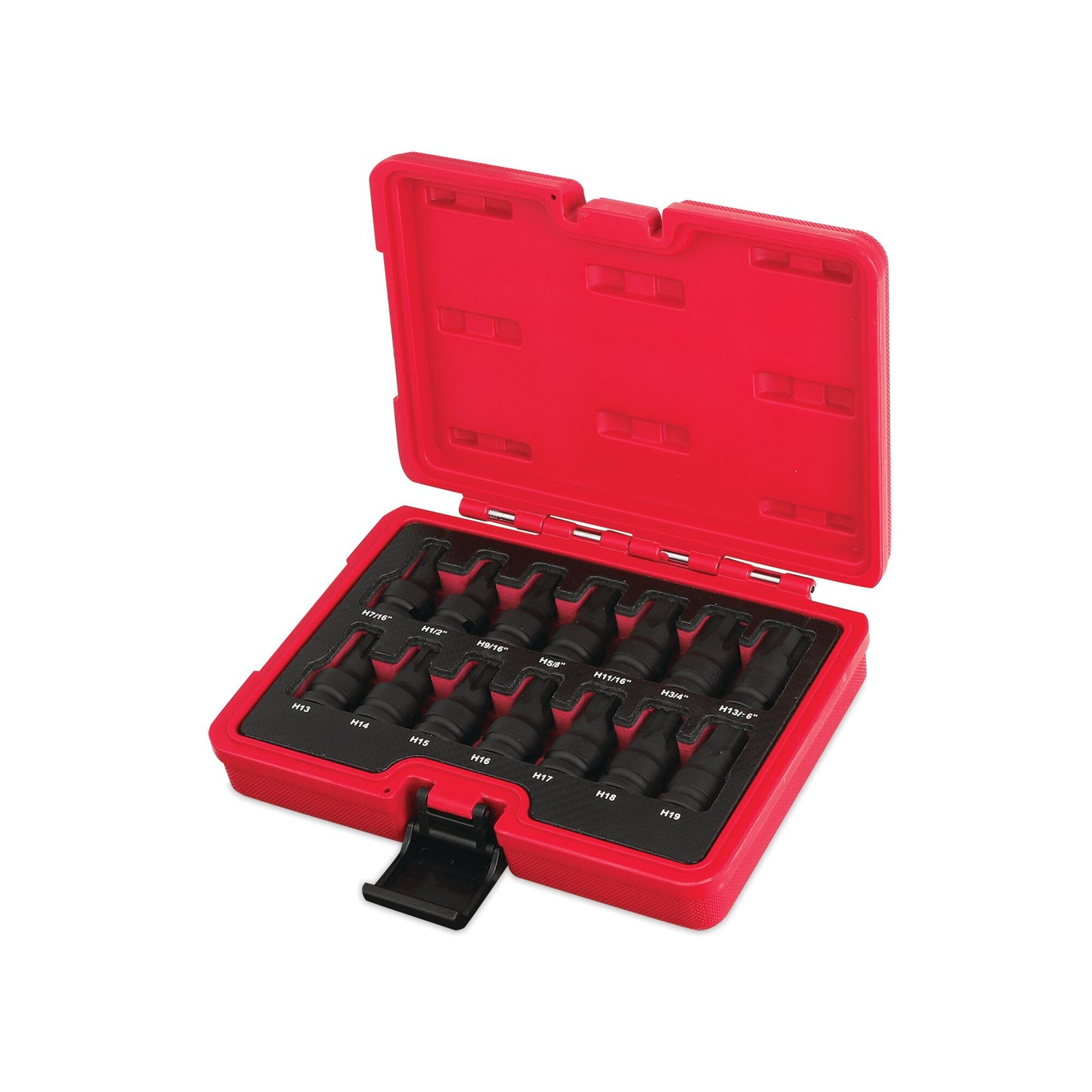 14-PC. Tournevis hexagonaux à impact métrique/SAE RBRT à entraînement 1/2"