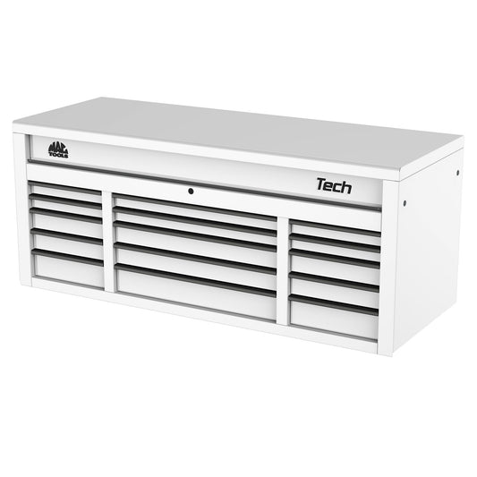 Tech™ Series 15-Drawer Top Chest - Titanium White