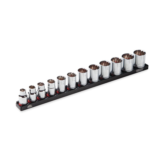 12-PC. Jeu de douilles cannelées métriques à prise 3/8"