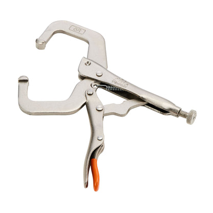 6" C-Clamp Trigger Release Locking Pliers - Orange