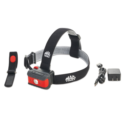 Lampe frontale rechargeable à DEL