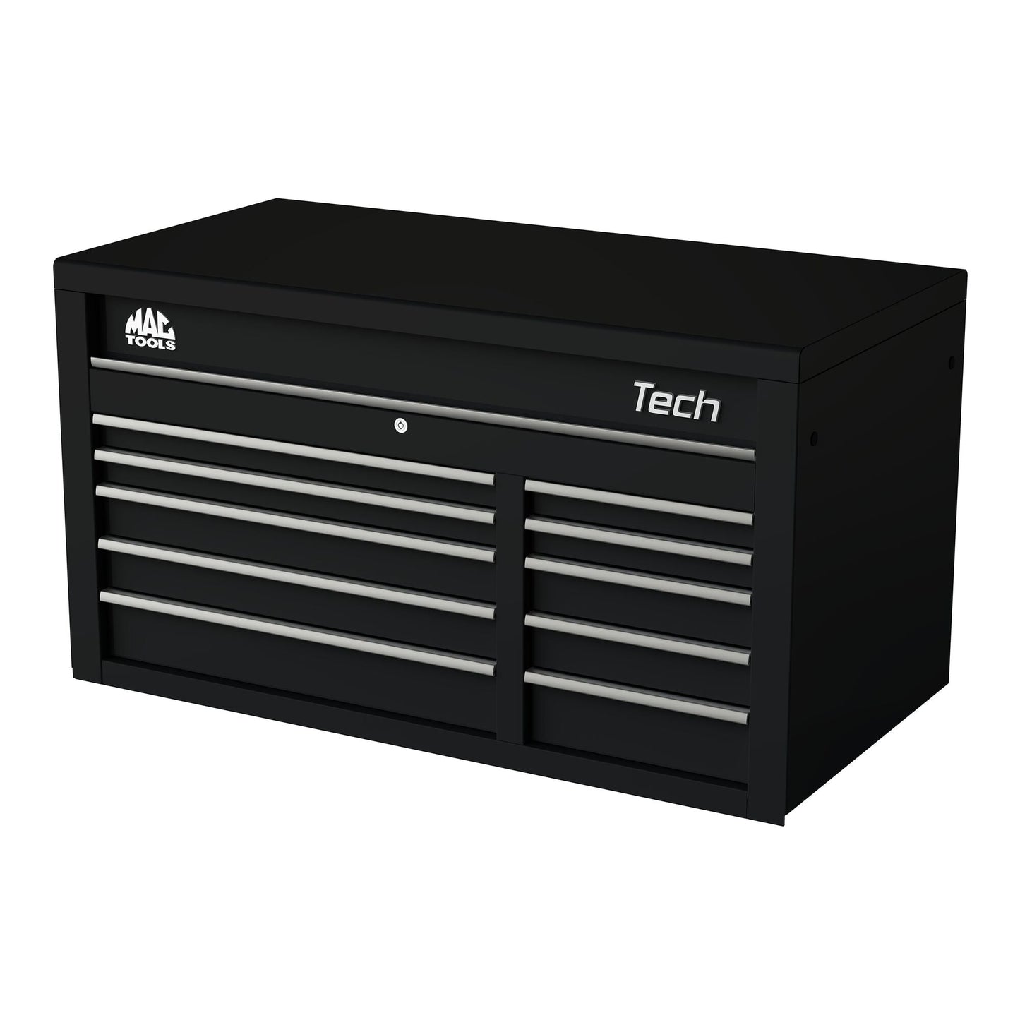 Tech™ Series 10-Drawer Top Chest - Flat Black