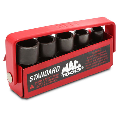 5-PC. Jeu de douilles à chocs universelles SAE à entraînement 1/4 po - 12 pts.