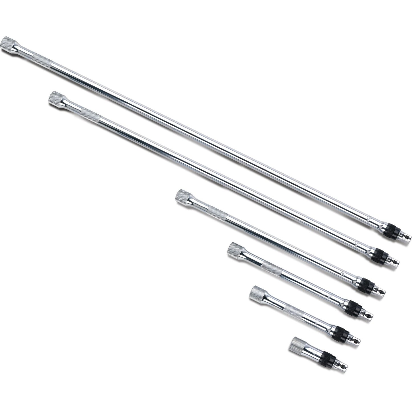 6-PC. Ensemble d'extension de verrouillage moleté à entraînement de 3/8 po