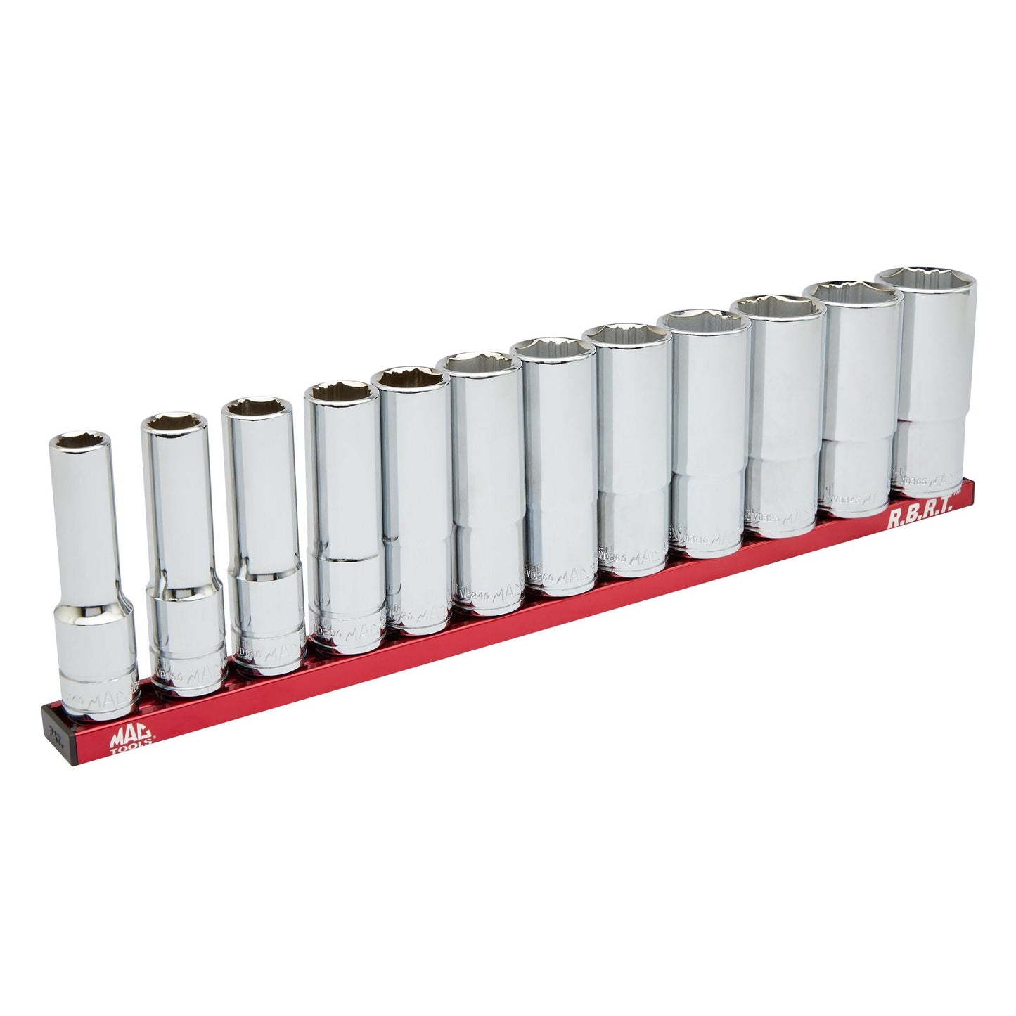 12-PC. 1/2" Drive Deep SAE R.B.R.T.™ Socket Set