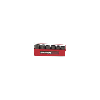 6-PC. 1/2" Drive SAE Universal Impact Socket Set - 6-PT.