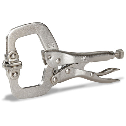 Locking C-Clamp with Swivel Pad 4"